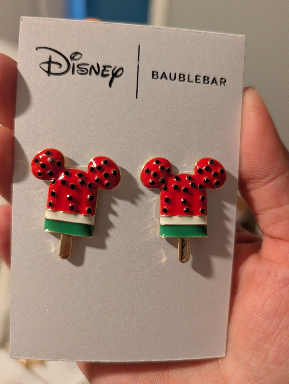 Disney x BaubleBar Red Watermelon Pop Earrings